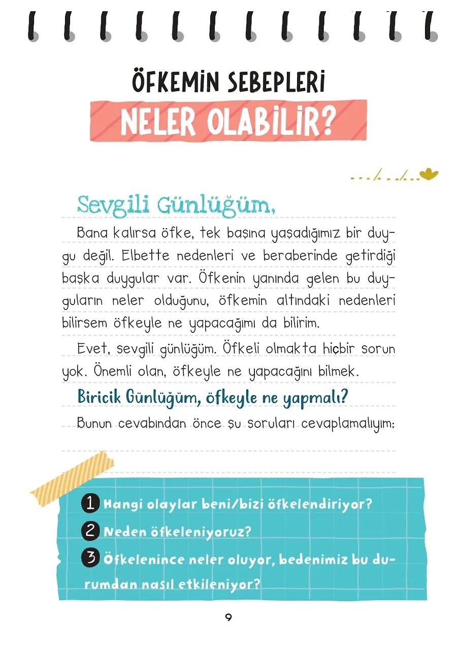 Mira Öfke Gezegeni'nden Ayrılıyor - Duygu Günlüğüm – Sayfa 6