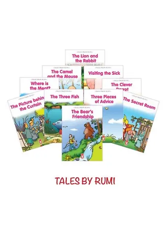Mevlana'dan Masallar Set - Tales From Rumi (İngilizce - 10 Kitap)