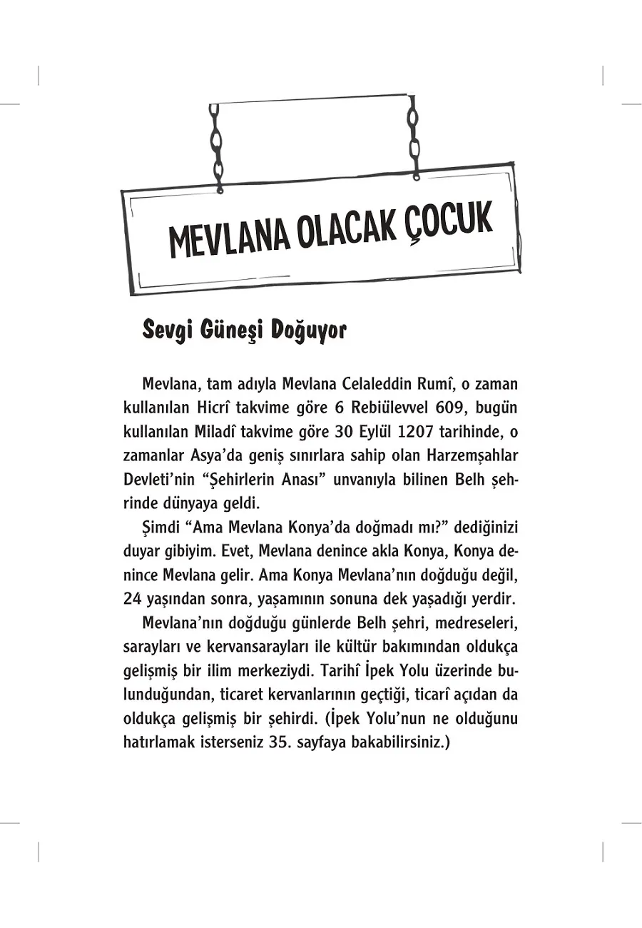 Mevlana Sevgi Güneşi – Sayfa 1
