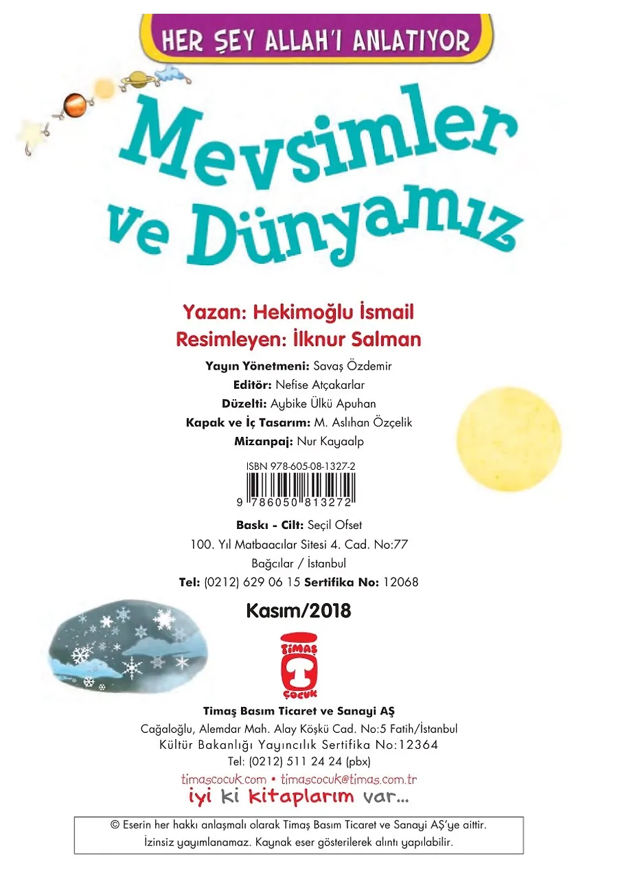 Mevsimler Ve Dünyamız - Her Şey Allah'ı Anlatıyor – Sayfa 1