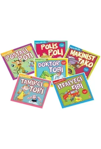 Meslekler Set - (6 Kitap)