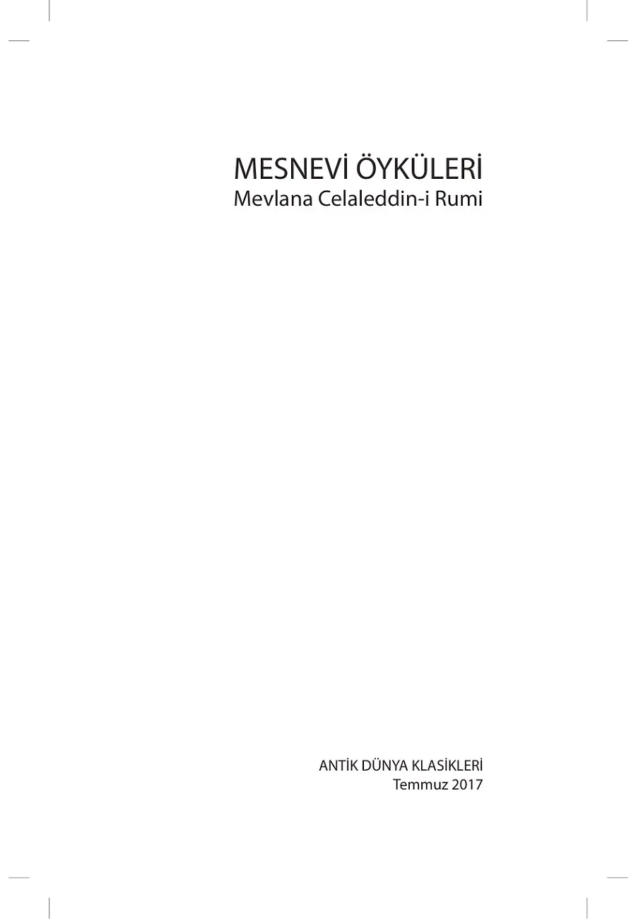 Mesnevi Öyküleri – Sayfa 1