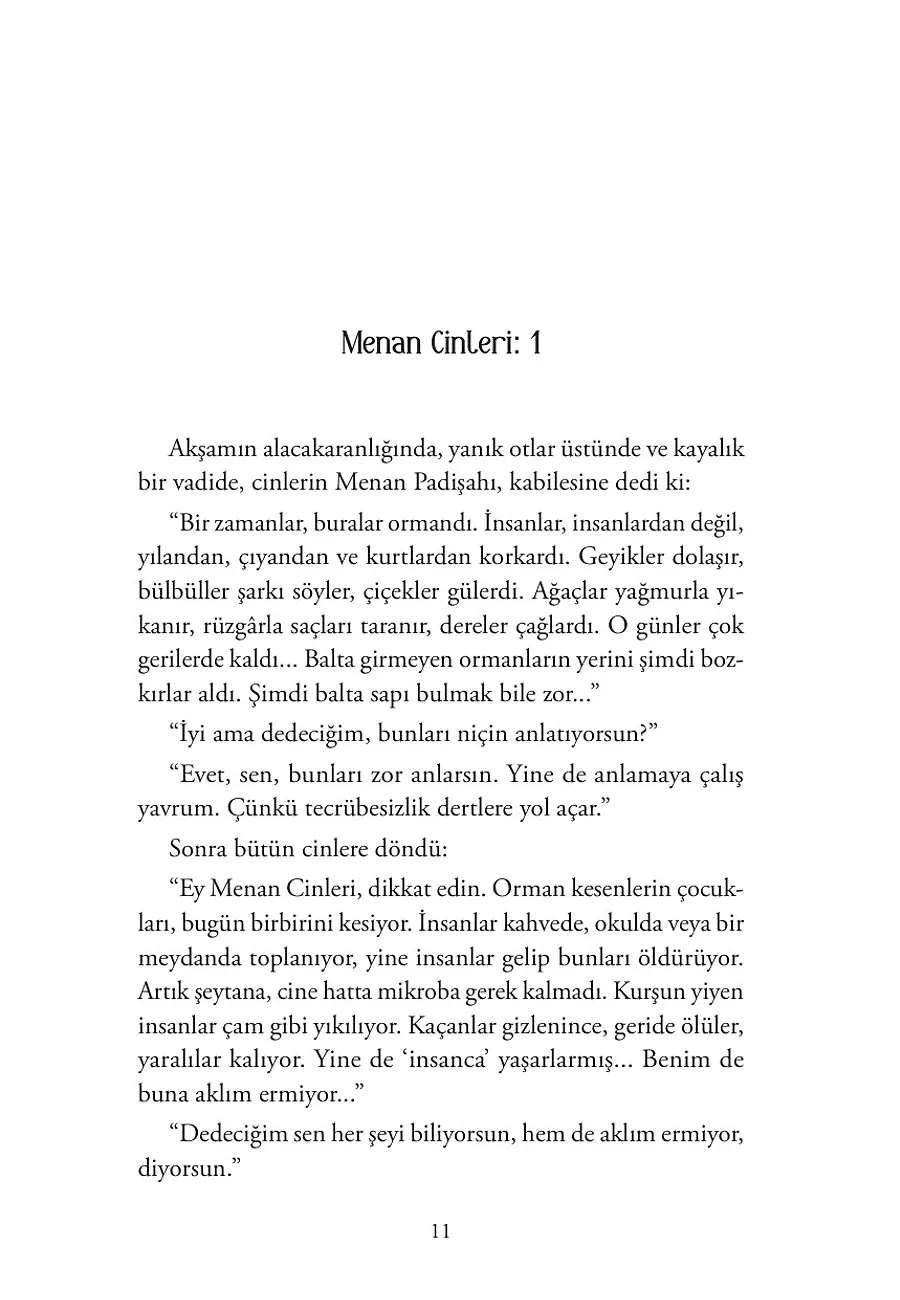Menan Cinleri – Sayfa 1
