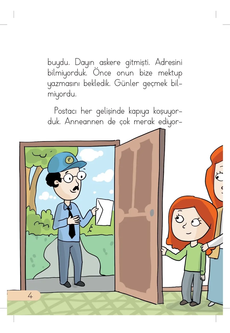 Mektup Arkadaşımı Buldum! - Günlük Güneşlik Hikayeler - 1. Sınıf Hikaye Seti – Sayfa 4