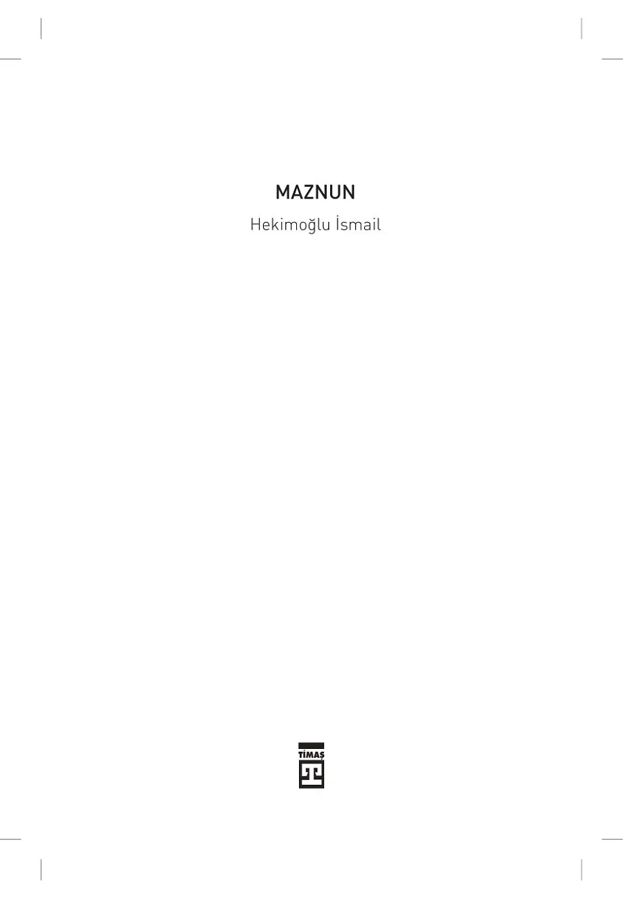 Maznun – Sayfa 1