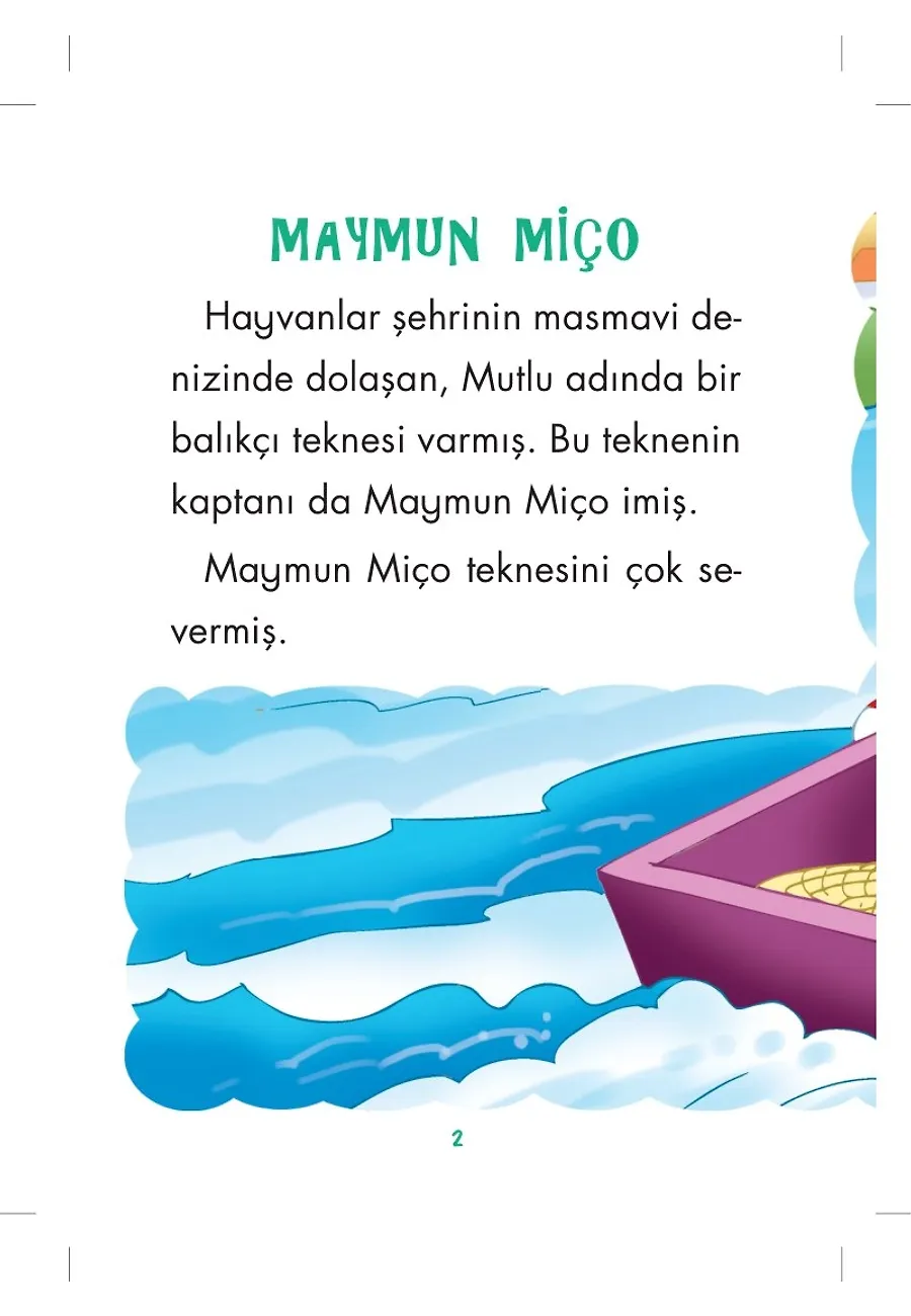 Maymun Miço - Hikayelerle Dini Değerler 4 – Sayfa 1
