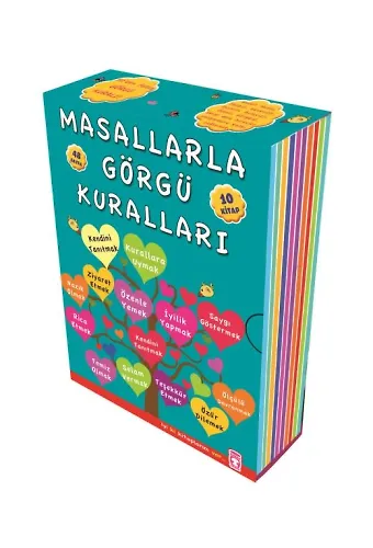 Masallarla Görgü Kuralları Set - (10 Kitap)
