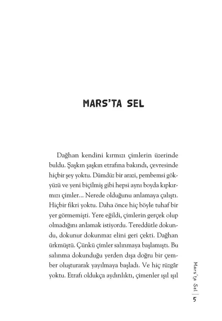 Mars'ta Sel – Sayfa 1