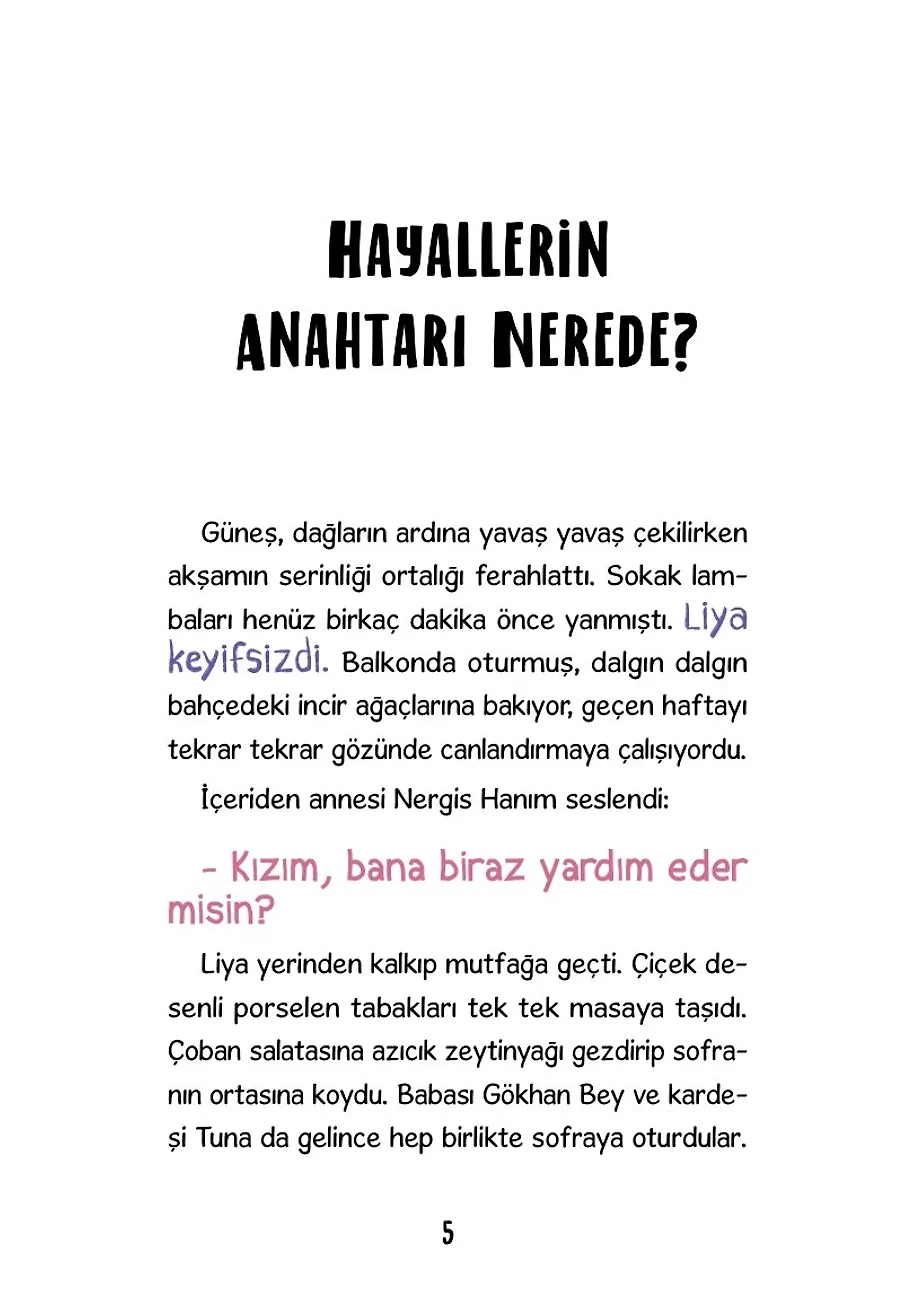 Liya Ve Düş Fırçası – Sayfa 1