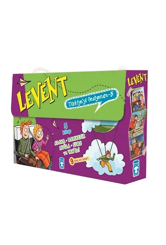 Levent Türkiye'yi Geziyorum 5 Set - (5 Kitap)