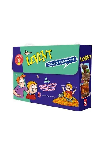 Levent Türkiye'yi Geziyorum 4 Set - (5 Kitap)