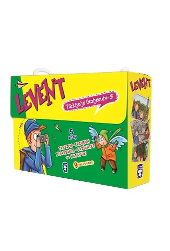 Levent Türkiye'yi Geziyorum 3 Set - (5 Kitap)