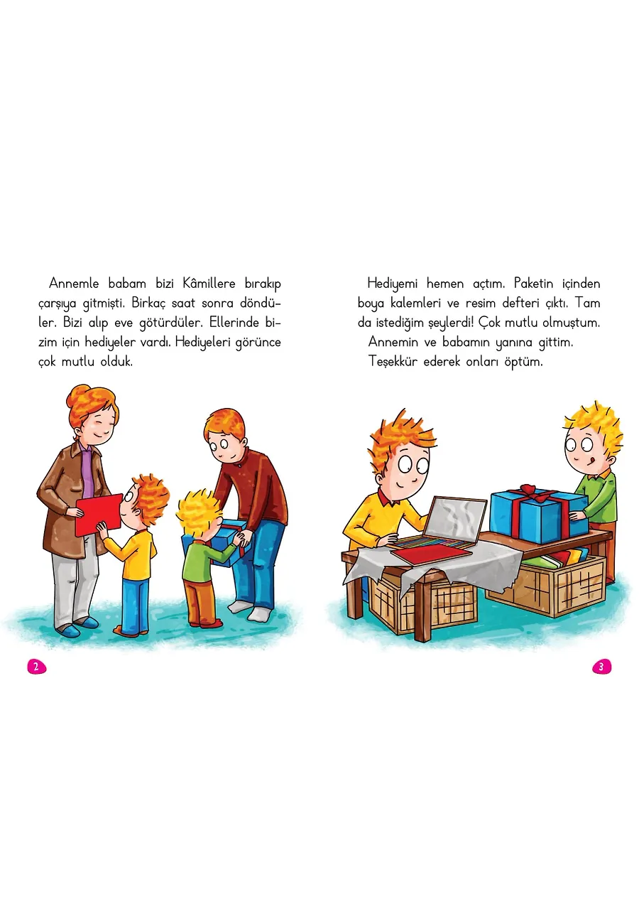 Levent Resim Yapıyor - Levent İlk Okuma Kitaplarım 2 – Sayfa 1
