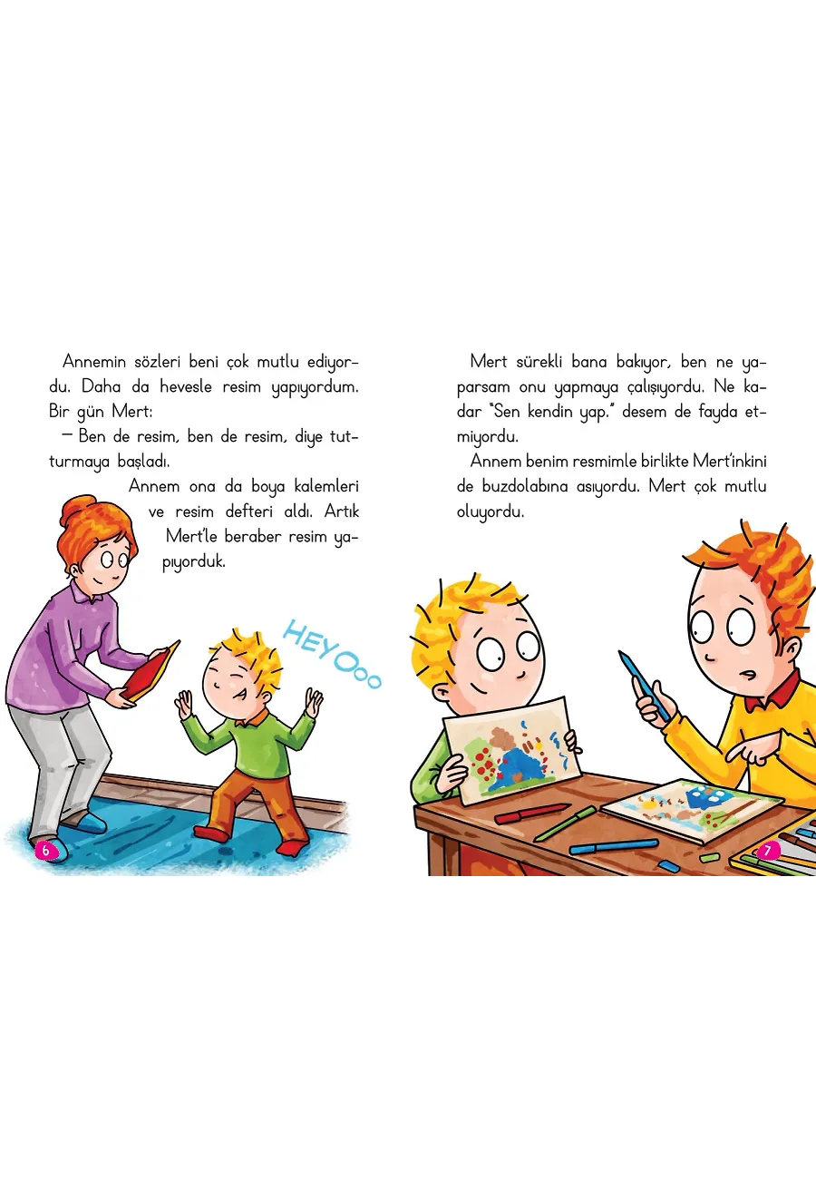 Levent Resim Yapıyor - Levent İlk Okuma Kitaplarım 2 – Sayfa 3