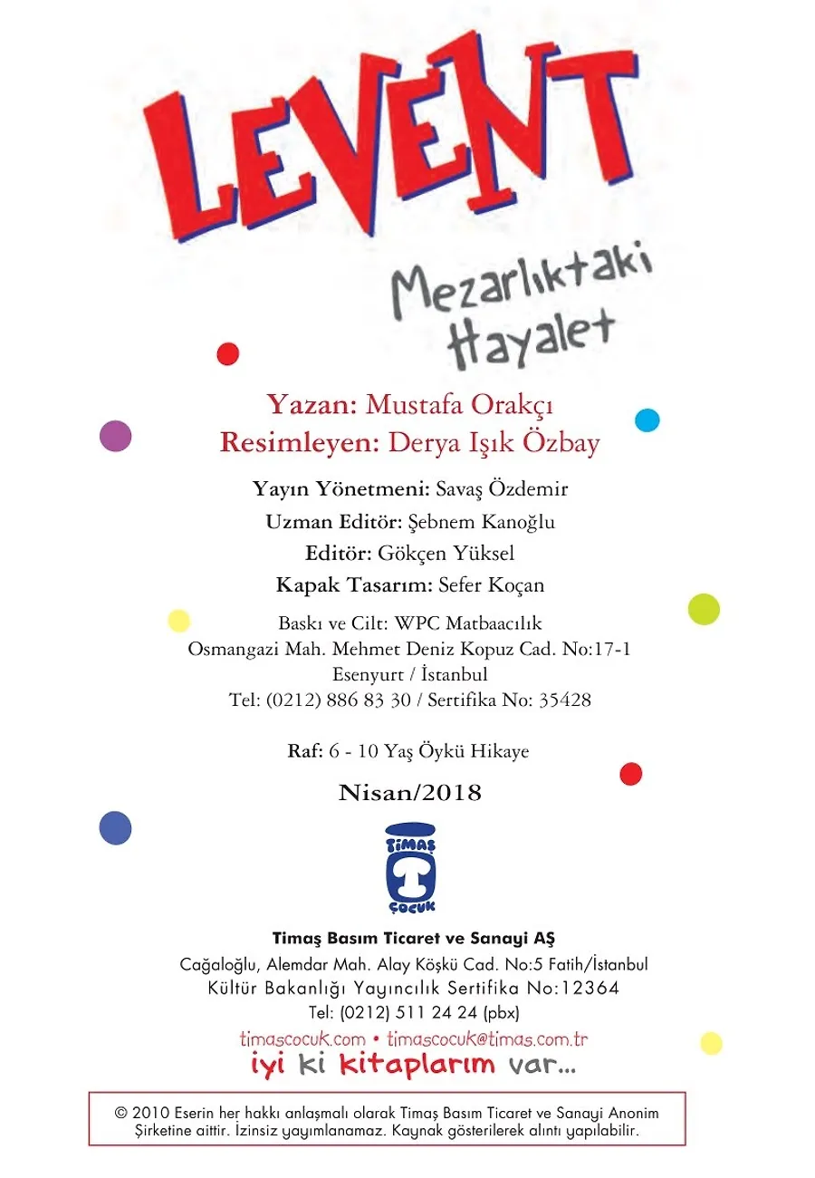 Levent Mezarlıktaki Hayalet - Levent Ve Tayfası 1 – Sayfa 3