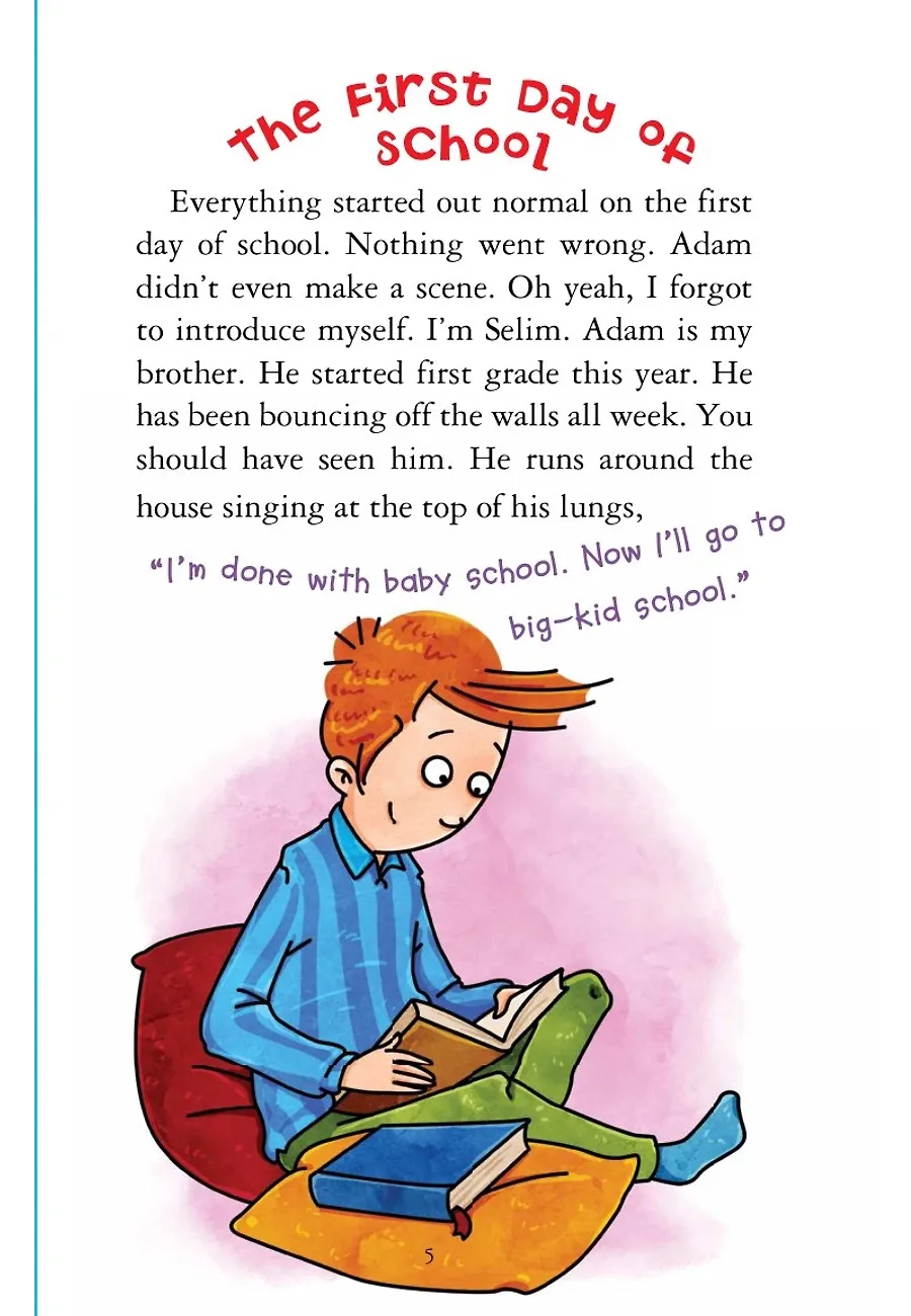 Levent Hayvanları Bizden Koruma Günü - Selim And The First Day Of School (İngilizce) – Sayfa 1
