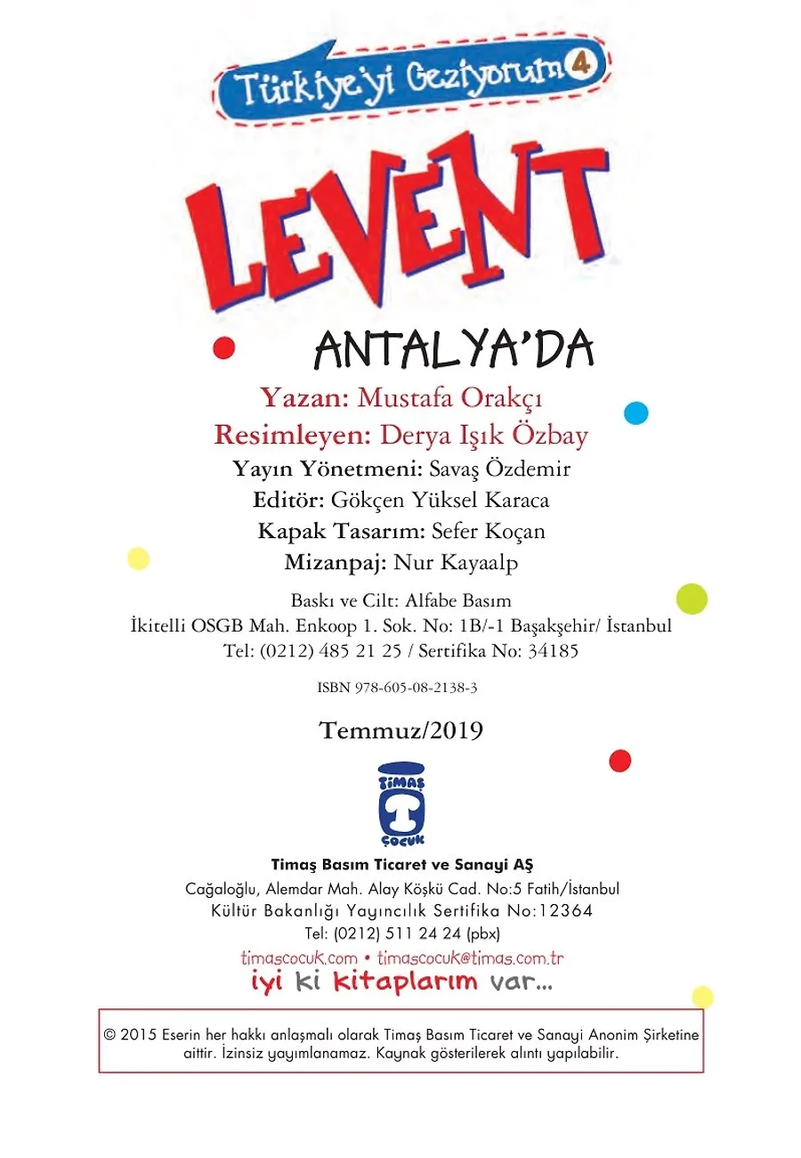 Levent Antalya'da - Türkiye'yi Geziyorum 4 – Sayfa 3