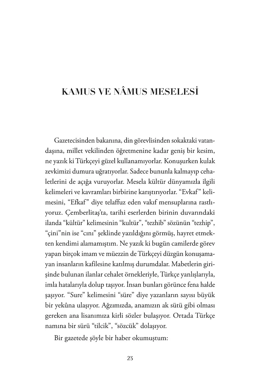 Kültür Dünyamızdan Manzaralar – Sayfa 1