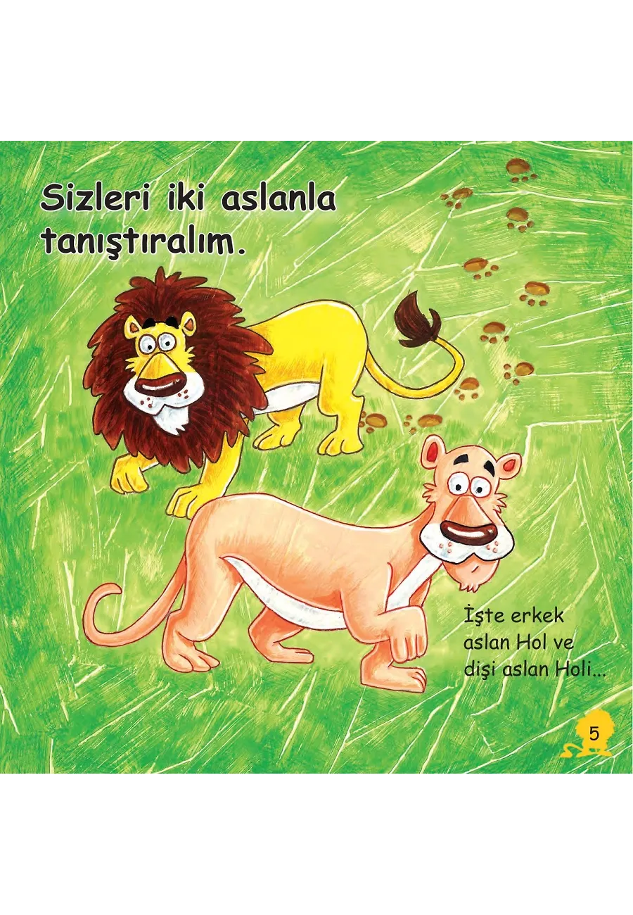 Kükreyen Aslanlar İle Tanışalım - Sevimli Hayvanlar – Sayfa 4