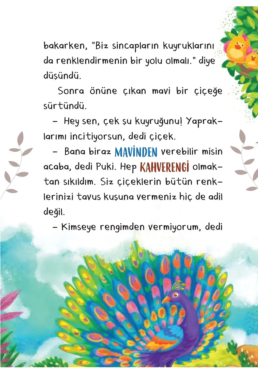 Kuyruğunu Boyatan Sincap - Bi' Dolu Hikaye – Sayfa 3