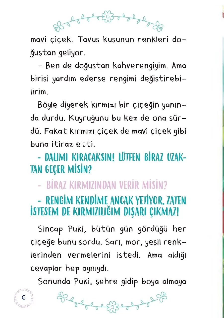 Kuyruğunu Boyatan Sincap - Bi' Dolu Hikaye – Sayfa 4