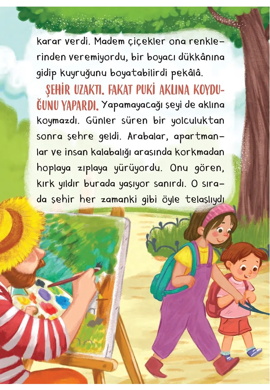 Kuyruğunu Boyatan Sincap - Bi' Dolu Hikaye – Sayfa 6