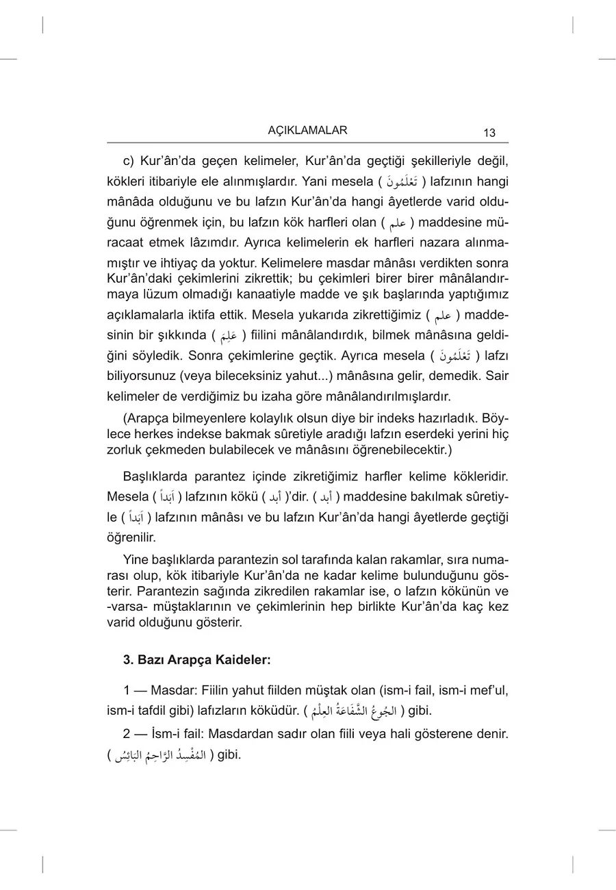 Kur'an-I Kerim Lügati (Ciltli) – Sayfa 5