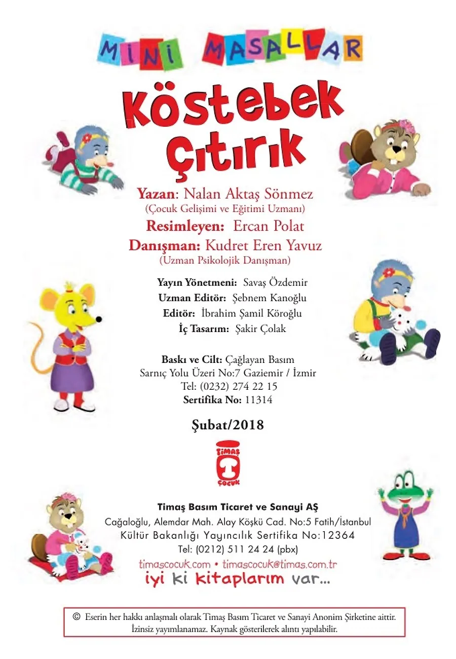 Köstebek Çıtırık - Mini Masallar 3 (24) – Sayfa 1