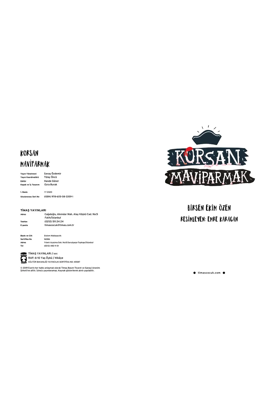 Korsan Maviparmak (Ciltli) – Sayfa 2
