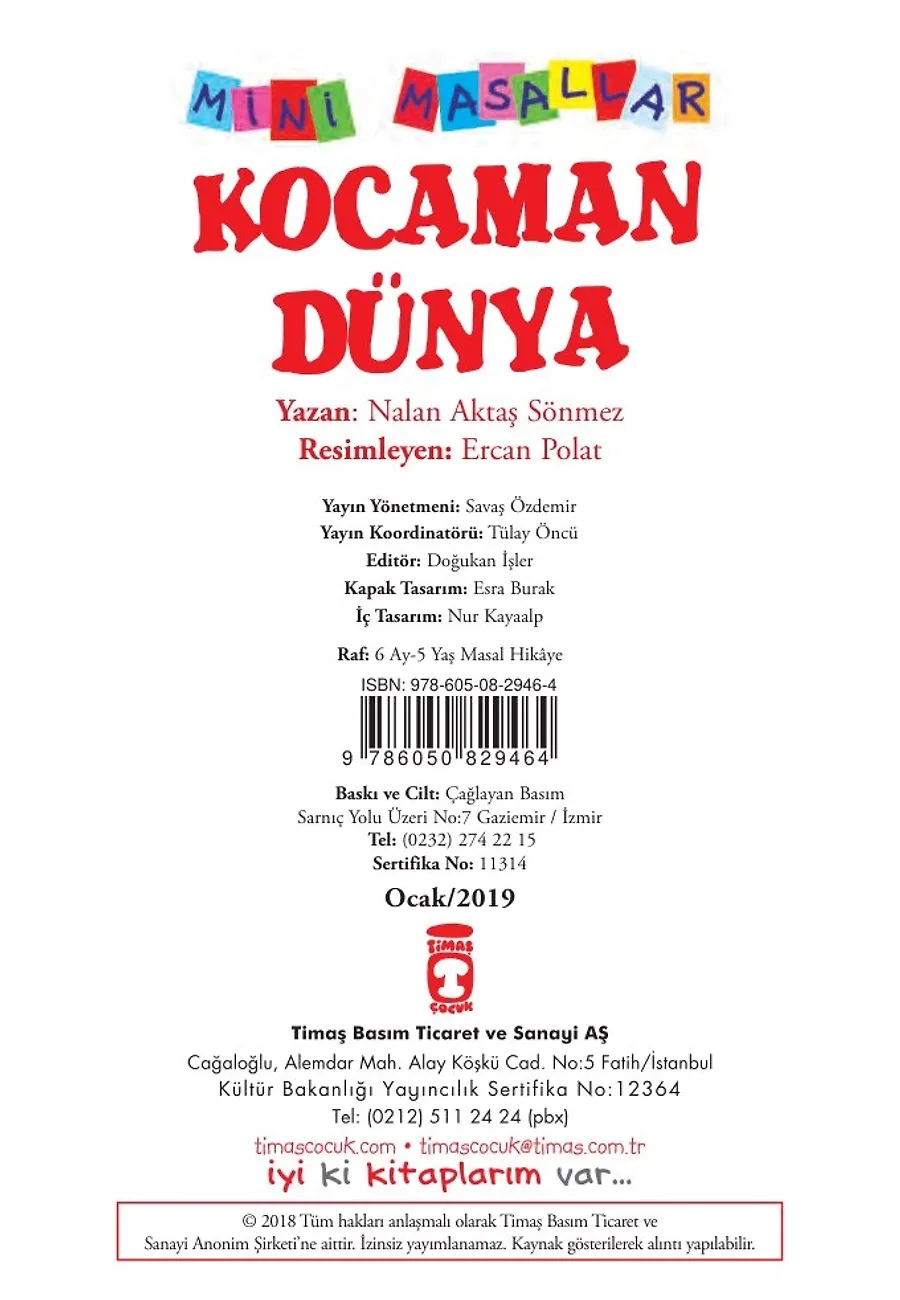 Kocaman Dünya - Mini Masallar 4 (38) – Sayfa 1