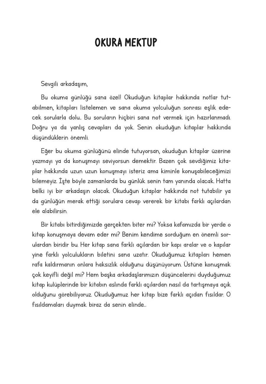 Kitap Okuma Günlüğüm – Sayfa 2