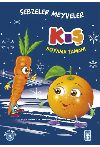 Kış Boyama Zamanı - Sebzeler Meyveler