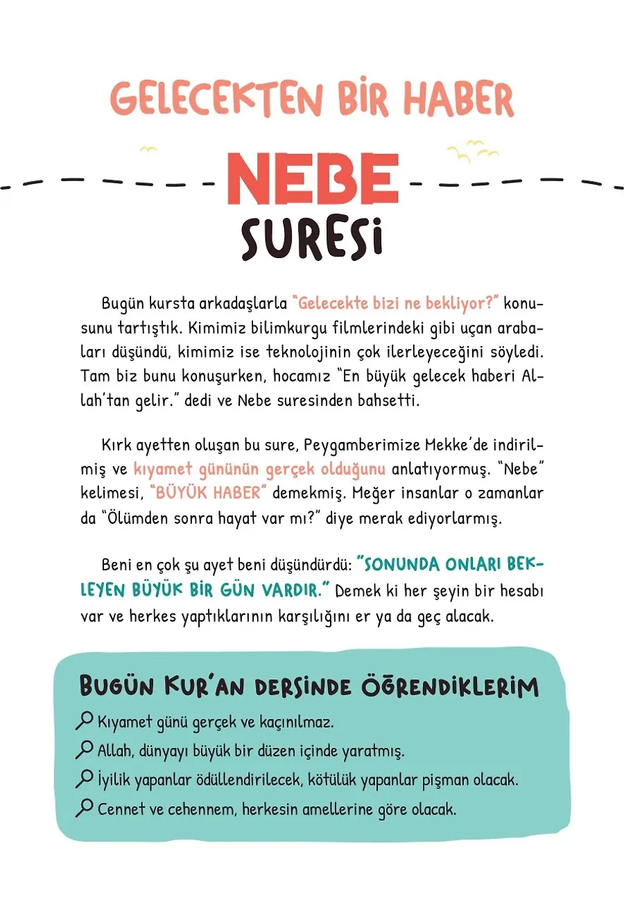 Kısa Sureler Günlüğüm / Kur'an'ı Keşfe Çıkıyoruz – Sayfa 3