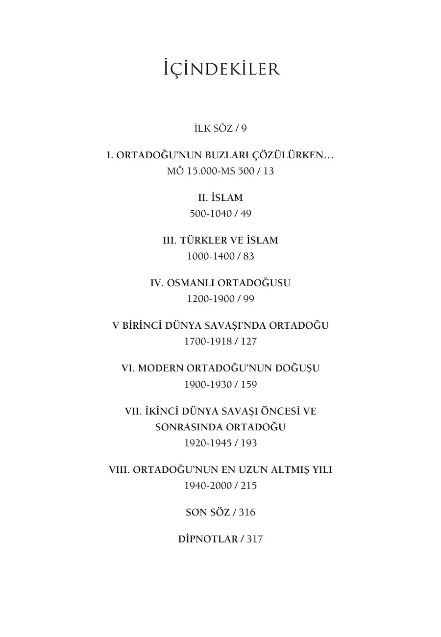 Kısa Ortadoğu Tarihi – Sayfa 1