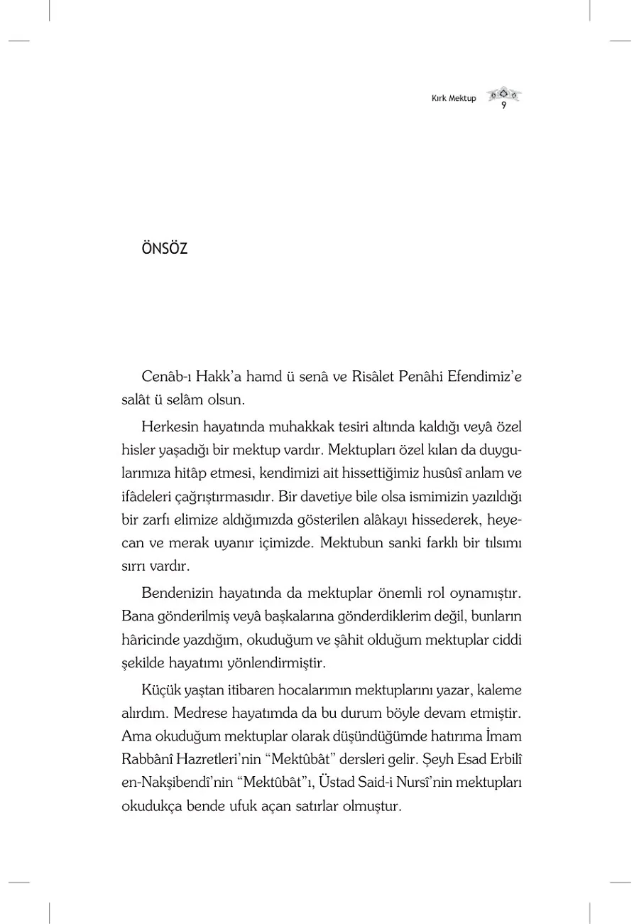 Kırk Mektup – Sayfa 3