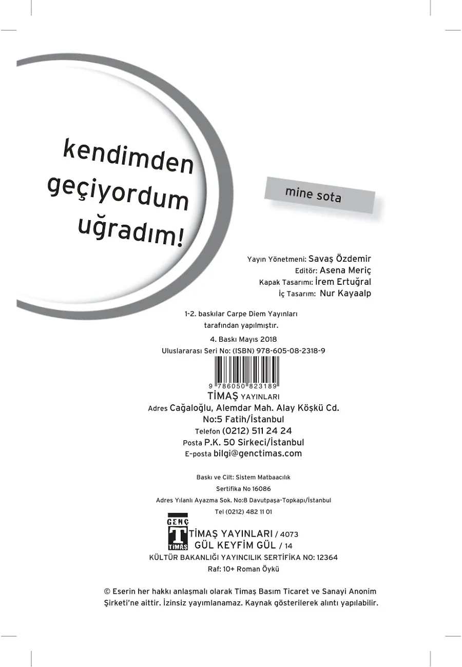 Kendimden Geçiyordum Uğradım – Sayfa 1