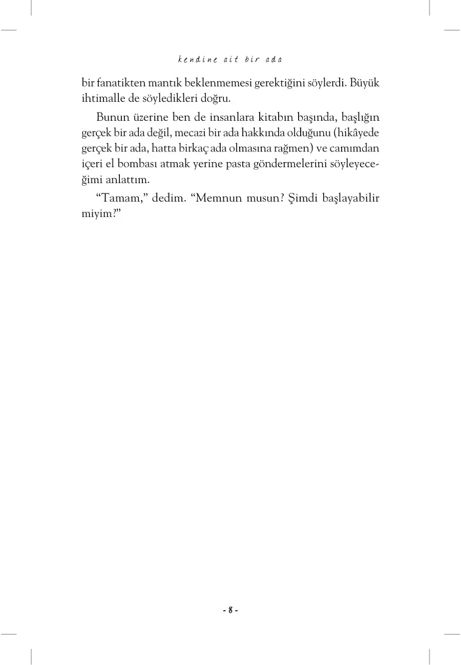 Kendine Ait Bir Ada – Sayfa 3