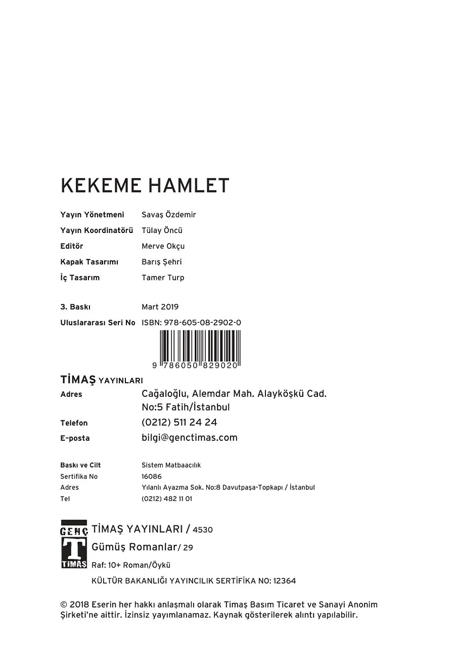 Kekeme Hamlet – Sayfa 1