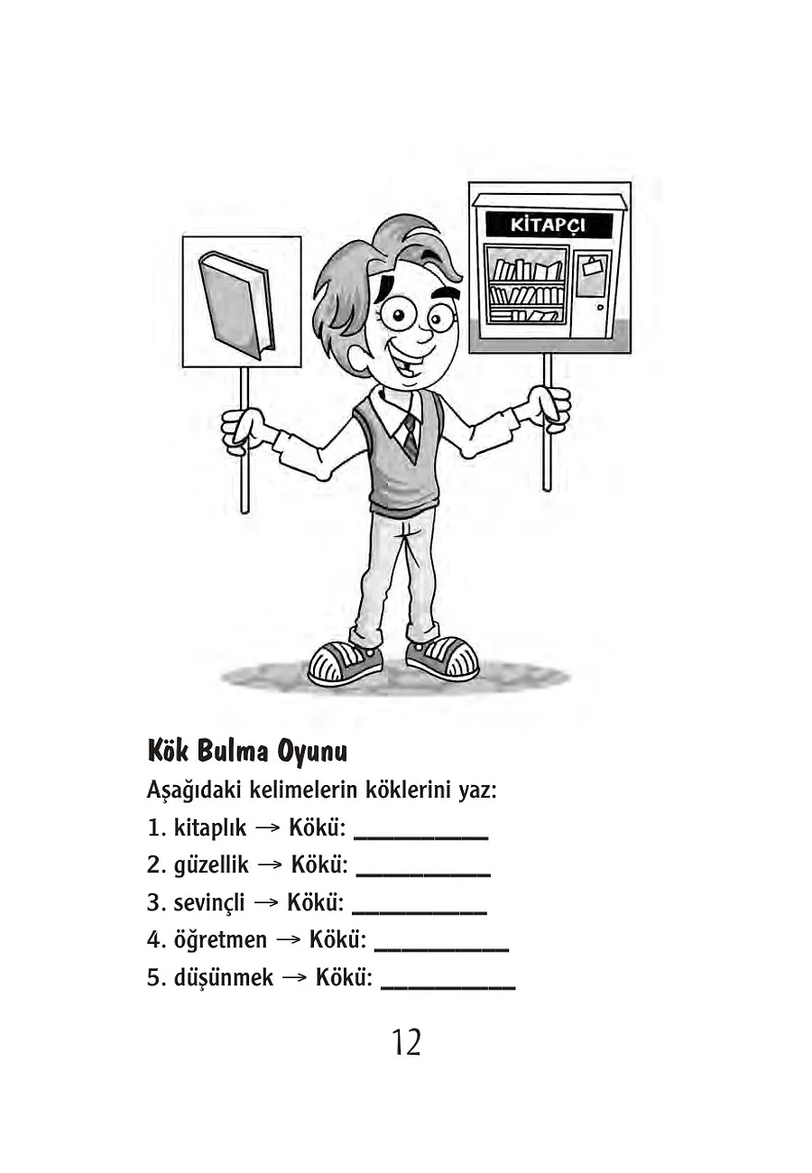 Kelime Dedektifi-Çılgın Ekler Muhteşem Kökler – Sayfa 4