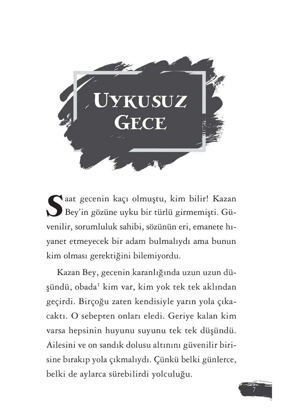 Kazan Bey'in Kayıp Hazinesi - Dede Korkut İle Değerler Eğitimi – Sayfa 1