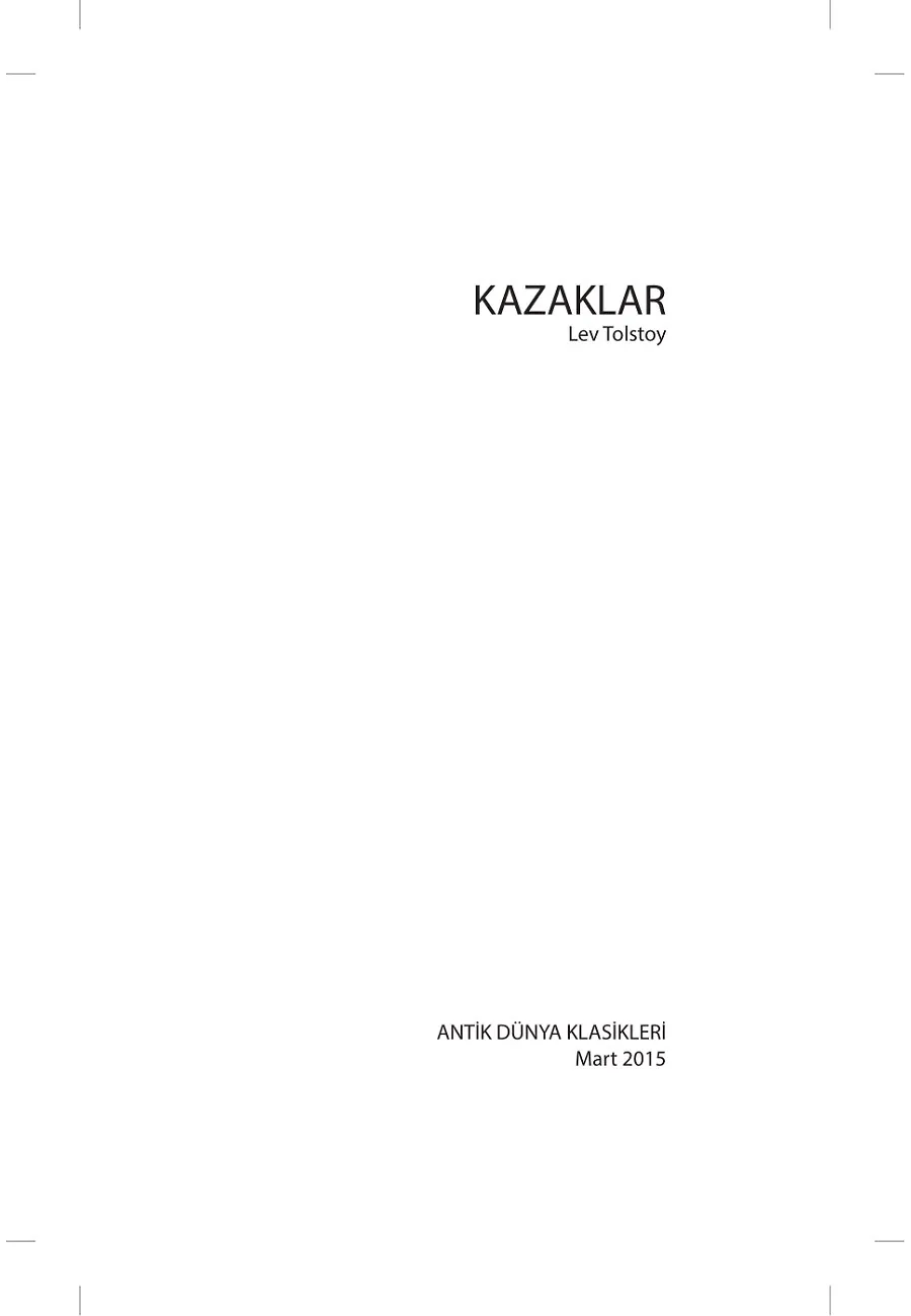 Kazaklar – Sayfa 1