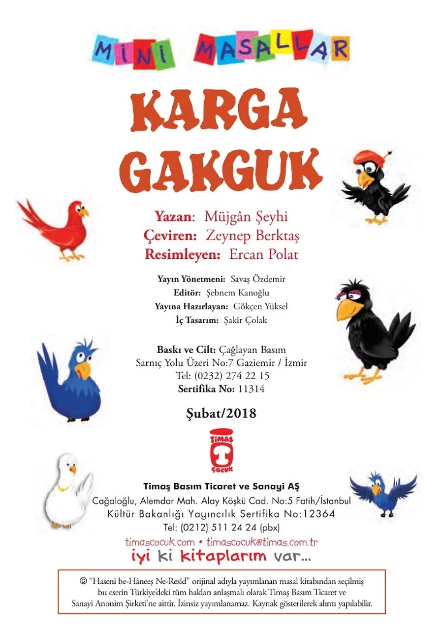 Karga Gakguk - Mini Masallar 2 (20) – Sayfa 1