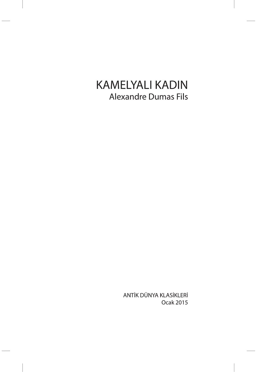 Kamelyalı Kadın – Sayfa 1