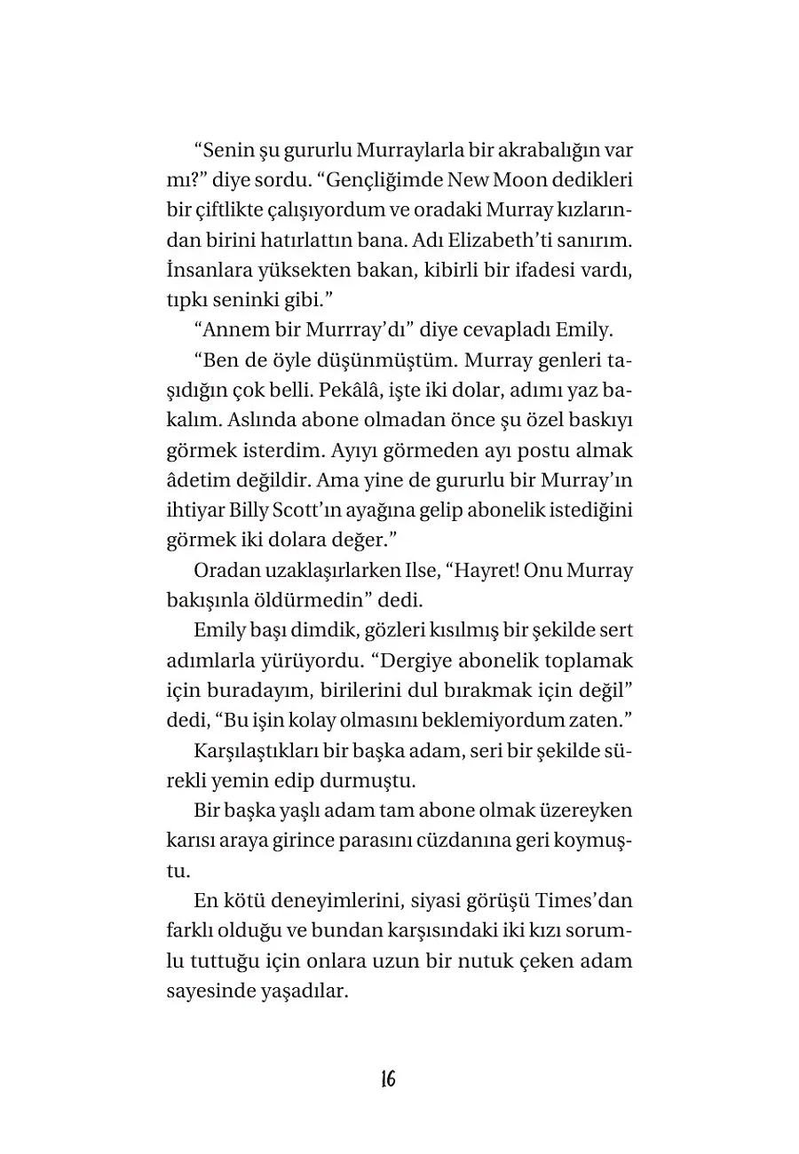 Kanatsız Kelebek - Mavinin Kızı Emily 6 – Sayfa 6
