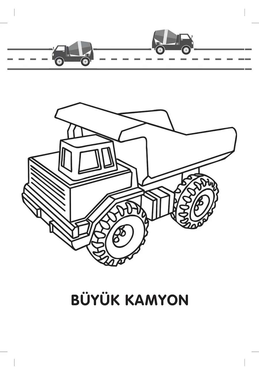 İş Makineleri Boyama Zamanı - Taşıtları Tanıyalım – Sayfa 1