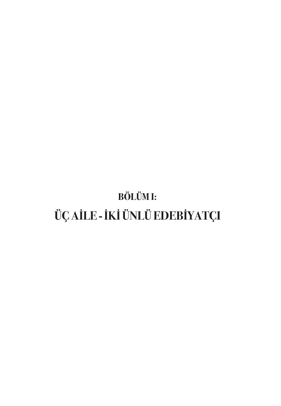 İstanbullu Üç Osmanlı Ailesi – Sayfa 1