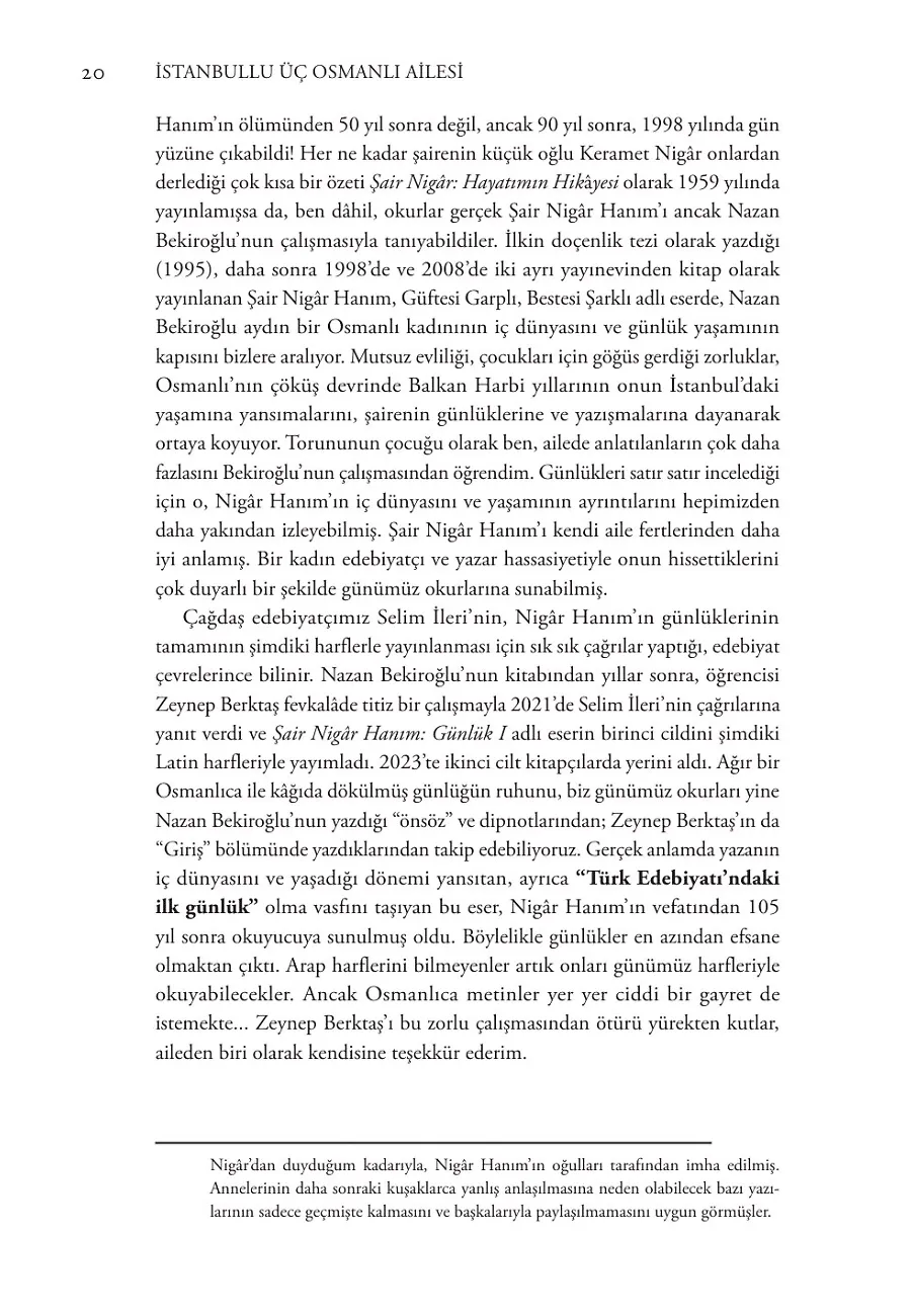 İstanbullu Üç Osmanlı Ailesi – Sayfa 5