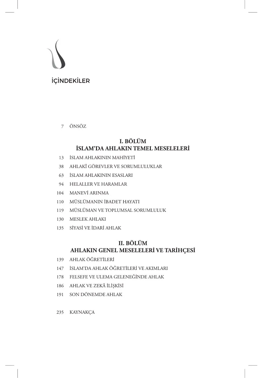 İslam'da Ahlak Ve Ahlak Ekolleri – Sayfa 1