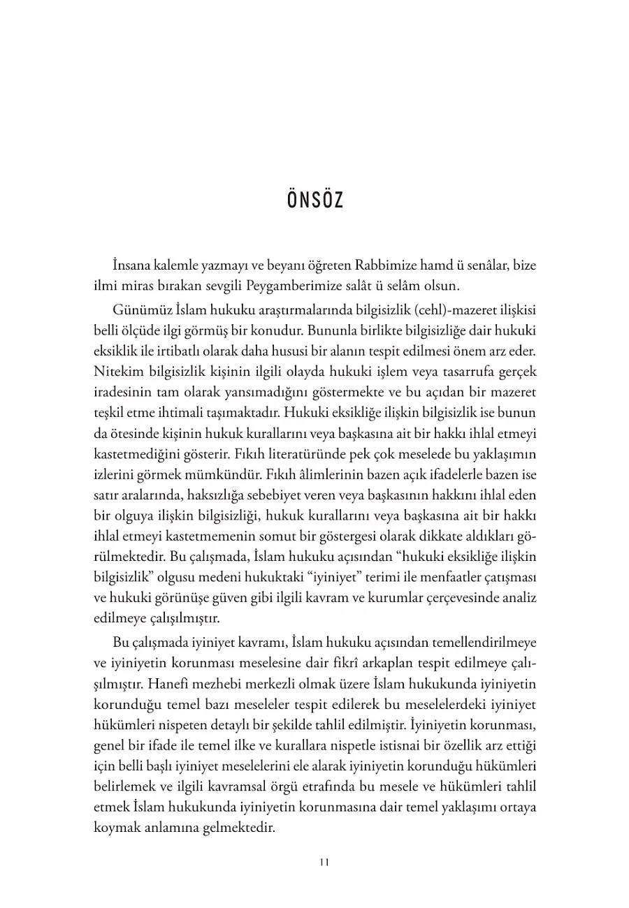 İslam Hukukunda İyiniyetin Korunması – Sayfa 1