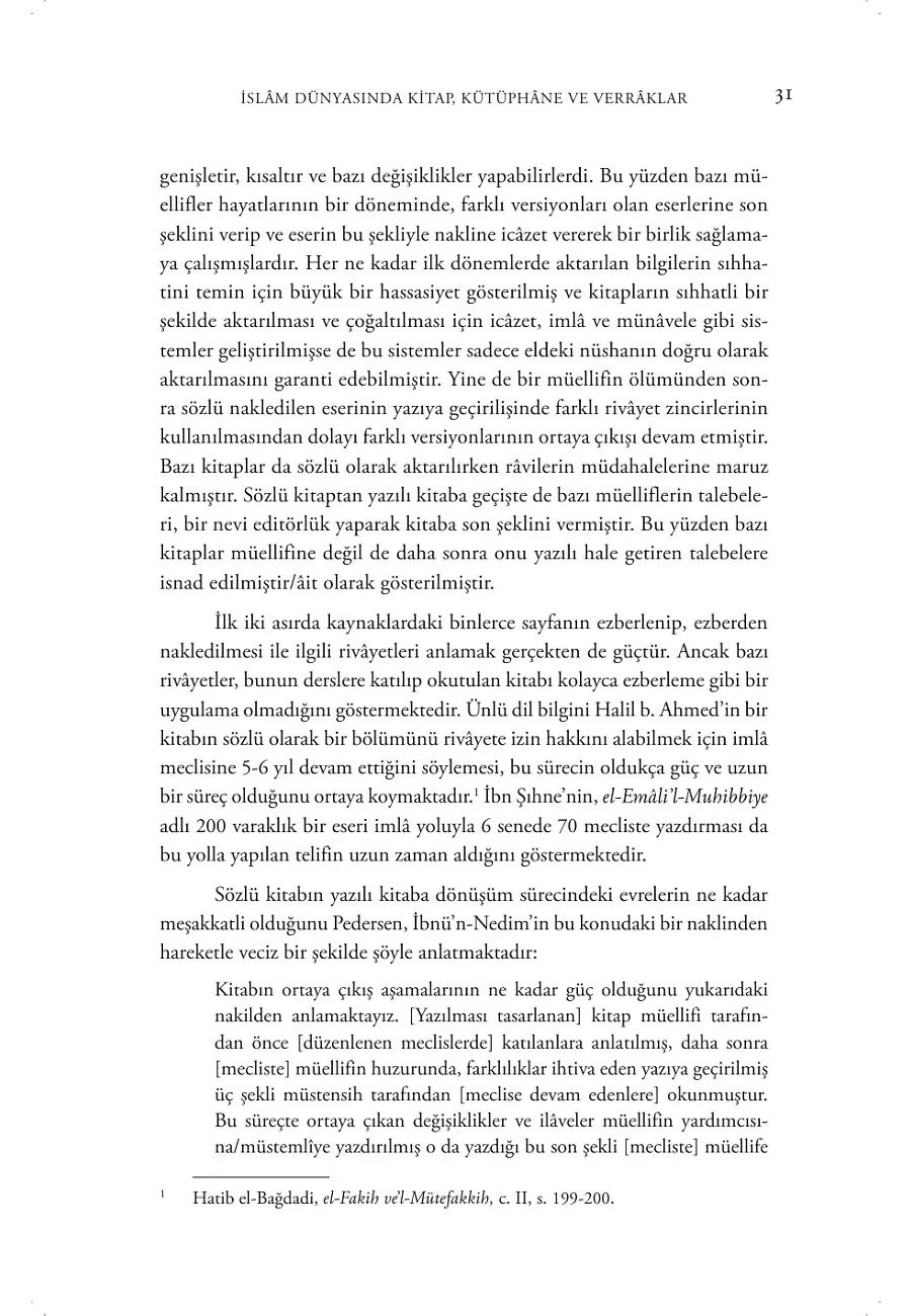 İslâm Dünyasında Kitap, Kütüphâne Ve Verrâklar – Sayfa 3